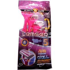 تیغ 4لبه بنفش لمسر 2ع