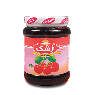 مرباآلبالو 320 گرم زشک 12ع