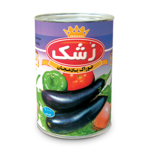 کنسرو خوراک بادمجان زشک 380گرمی 12ع