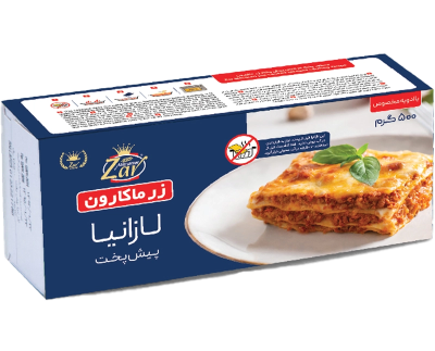 لازانیا 500گرم زرماکارون 15ع