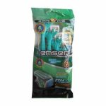 تیغ 6 لبه پفکی سبز لمسر