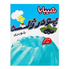 پودرژله شیبابا 100گرم 12ع بلوبری