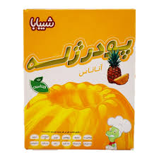 پودرژله شیبابا 100گرم 12ع آناناس