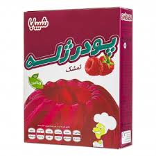 پودرژله شیبابا 100گرم 12ع تمشک