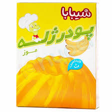 پودرژله شیبابا 100گرم 12ع موز
