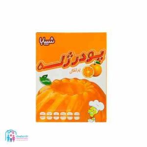 پودرژله شیبابا 100گرم 12ع پرتقال