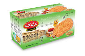 بیسکوییت فرخنده 1000گرمی کنجدی 6عددی