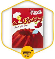 پودرژله شیبابا 100گرم 12ع میوه قرمز