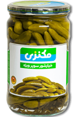 خیار شور شیشه ریز مکنزی12ع