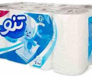 دستمال توالت 16 رول تنو 3ع