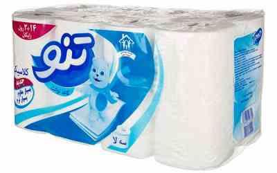 دستمال توالت 16 رول تنو 3ع