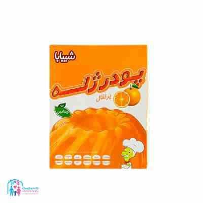 پودرژله شیبابا 100گرم 12ع پرتقال